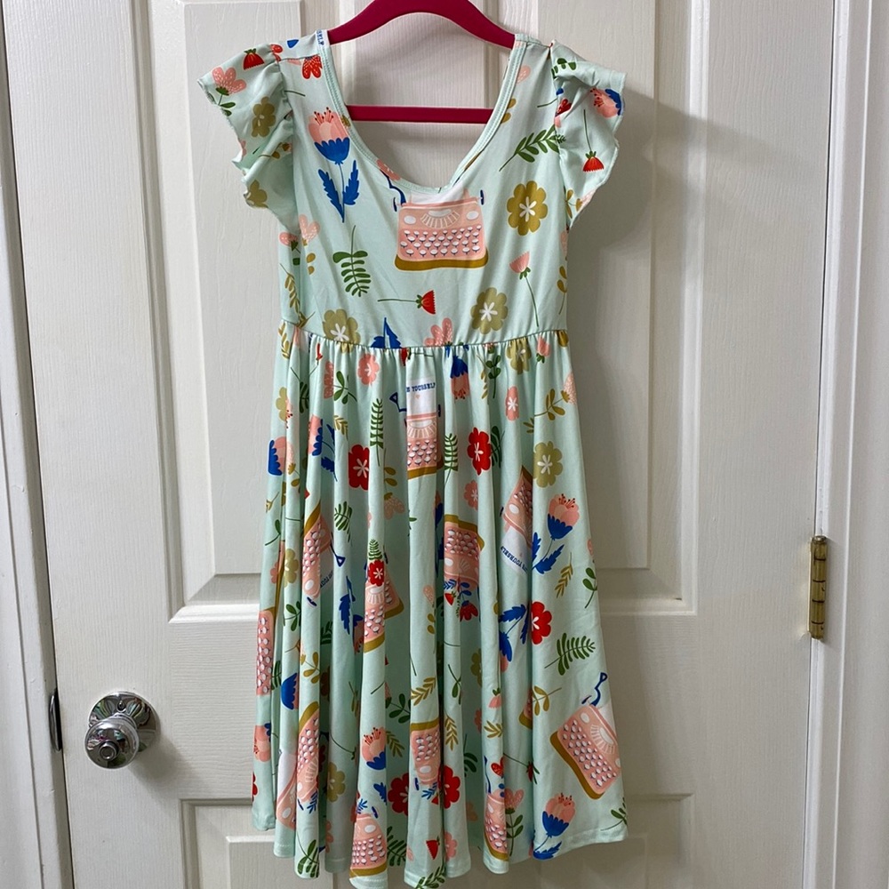 DDS Typewriter Empire Dress